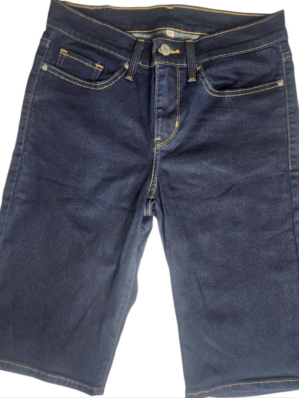 Levis Dark  Bermuda Denim Shorts